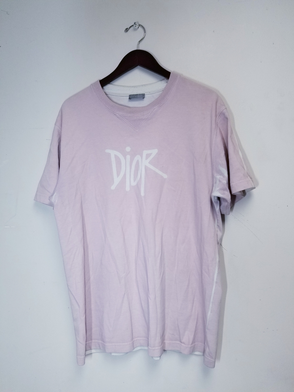 Dior Pink Logo Tee